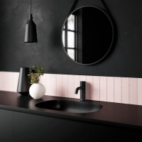 MEZCLADOR LAVABO TOUCHLESS NEGRO MATE SILHOUET DAMIXA